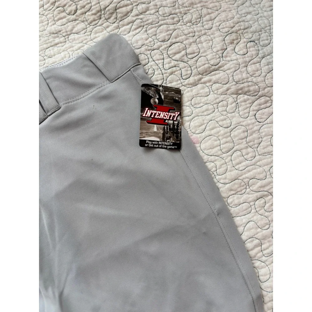 Intensity Mens Gray Baseball Pants  Athletic‎ Uniform Trousers Size XXL
